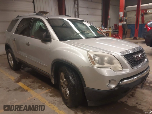 2010 GMC Acadia SLE z VIN 1GKLVLED0AJ238555, wystawiony jako IAAI lot #41856139 z przebiegiem 146 775 mil mil oraz . Historia ofert i sprzedaży dostępna na DreamBid. Obrazek 1.
