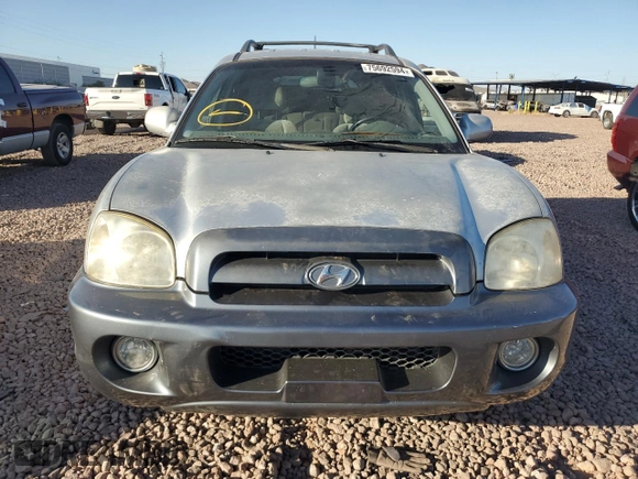 2005 Hyundai Santa Fe GLS with VIN KM8SC13E35U874870, listed as a Copart auction lot 75692594 with 103,884 mi miles and Clean Title. Bid and sale history available at carsss.com. Image 5.