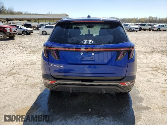 2024 Hyundai Tucson SEL with VIN 5NMJF3DE3RH305905, listed as a Copart auction lot 50528085 with 12,776 mi miles and Salvage Title. Bid and sale history available at carsss.com. Image 6.