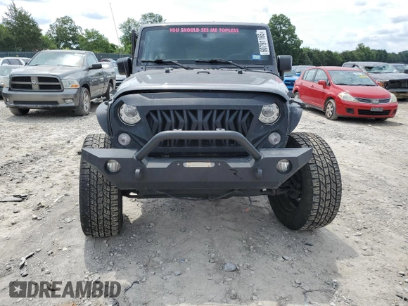 2017 Jeep Wrangler Unlimited Rubicon Recon with VIN 1C4HJWFG3HL510439, listed as a Copart auction lot 60791165 with 125,955 mi miles and Salvage title. Bid and sale history available at DreamBid. Image 5.
