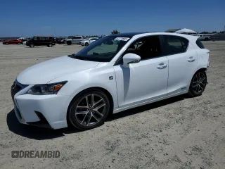 2015 Lexus CT 200h with VIN JTHKD5BH3F2210603, listed as a Copart auction lot 61775885 with 116,634 mi miles and Salvage title. Bid and sale history available at DreamBid. Image 1.