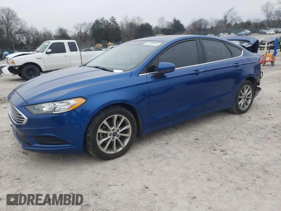 2017 Ford Fusion SE with VIN 3FA6P0HDXHR249761, listed as a Copart auction lot 41978275 with 103,873 mi miles and Salvage Title. Bid and sale history available at DreamBid. Image 1.