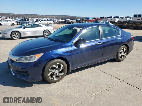 2016 Honda Accord LX with VIN 1HGCR2F37GA210682, listed as a Copart auction lot 48487085 with 177,944 mi miles and Salvage Title. Bid and sale history available at DreamBid. Image 1.