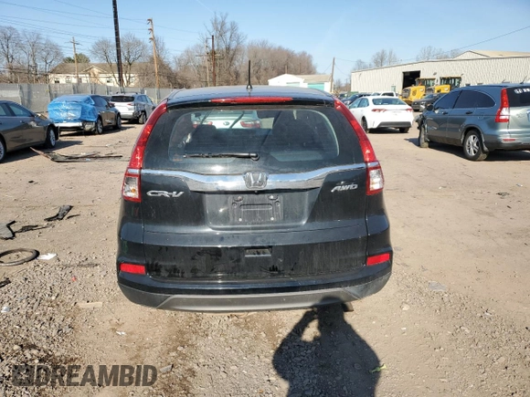 2016 Honda CR-V LX with VIN 2HKRM4H39GH706608, listed as a Copart auction lot 48391775 with 98,505 mi miles and Salvage Title. Bid and sale history available at carsss.com. Image 6.
