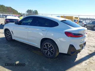 2024 BMW X4 M40i with VIN 5UX43DT00R9W43645, listed as a IAAI auction lot 41578936 with 11,028 mi miles. Bid and sale history available at carsss.com. Image 3.