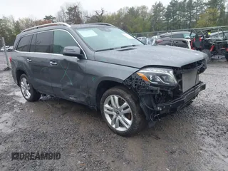 2018 Mercedes-Benz GLS 450 z VIN 4JGDF6EE5JB106257, wystawiony jako IAAI lot #42187413 z przebiegiem 104 217 mil mil oraz . Historia ofert i sprzedaży dostępna na DreamBid. Obrazek 1.