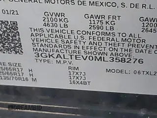 2021 GMC Terrain SLE with VIN 3GKALTEV0ML358276, listed as a IAAI auction lot 42277639 with 61,850 mi miles and . Bid and sale history available at DreamBid. Image 9.