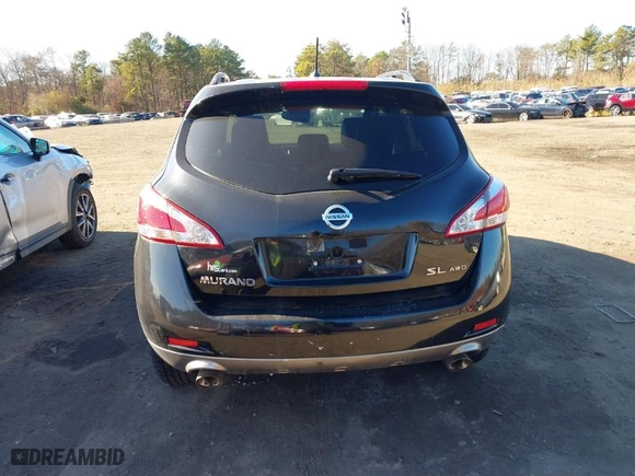 2013 Nissan Murano SL with VIN JN8AZ1MW9DW319516, listed as a IAAI auction lot 40953487 with 105,969 mi miles. Bid and sale history available at carsss.com. Image 16.