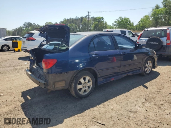 2008 Toyota Corolla CE with VIN 1NXBR32E88Z943083, listed as a Copart auction lot 52546495 with 299,999 mi miles and Salvage Title. Bid and sale history available at DreamBid. Image 3.