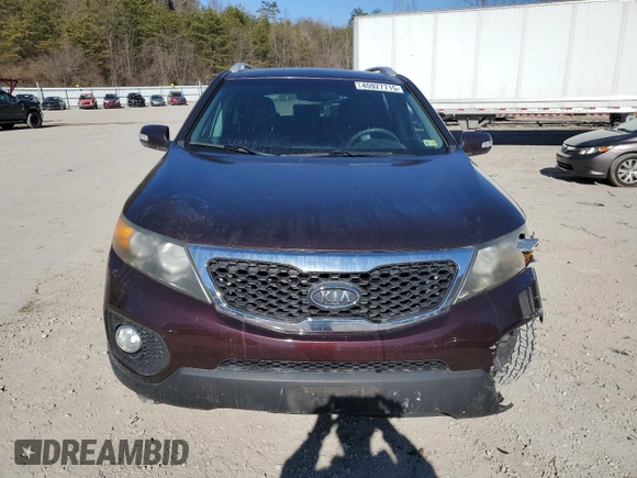 2012 Kia Sorento LX with VIN 5XYKTCA63CG190203, listed as a Copart auction lot 45927715 with 106,157 mi miles and Salvage Title. Bid and sale history available at DreamBid. Image 5.