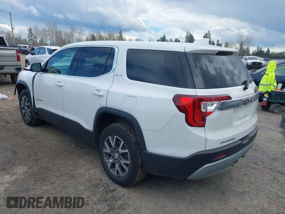 2021 GMC Acadia SLE z VIN 1GKKNKLA4MZ219558, wystawiony jako IAAI lot #41901211 z przebiegiem 54 592 mil mil oraz . Historia ofert i sprzedaży dostępna na DreamBid. Obrazek 3.