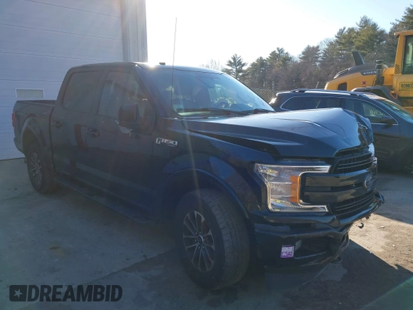 2018 Ford F-150 XL with VIN 1FTEW1EP7JFB77823, listed as a IAAI auction lot 40942694 with 163,078 mi miles. Bid and sale history available at carsss.com. Image 1.