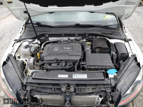 2017 Volkswagen Golf GTI Autobahn with VIN 3VW547AU7HM030011, listed as a Copart auction lot 61709814 with 43,693 mi miles and Salvage Title. Bid and sale history available at carsss.com. Image 11.