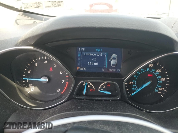 2015 Ford Escape SE with VIN 1FMCU9GX7FUC39020, listed as a Copart auction lot 55153995 with 136,500 mi miles and Clean Title. Bid and sale history available at carsss.com. Image 9.