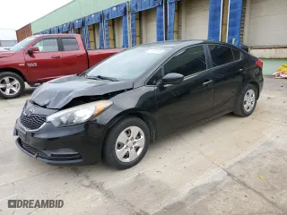 2015 Kia Forte LX with VIN KNAFK4A69F5335555, listed as a Copart auction lot 71662124 with 0 mi miles and Salvage Title. Bid and sale history available at carsss.com. Image 1.