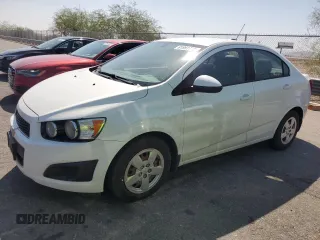 2015 Chevrolet Sonic LS with VIN 1G1JA5SH9F4184107, listed as a Copart auction lot 61991715 with 145,945 mi miles and Salvage title. Bid and sale history available at DreamBid. Image 1.