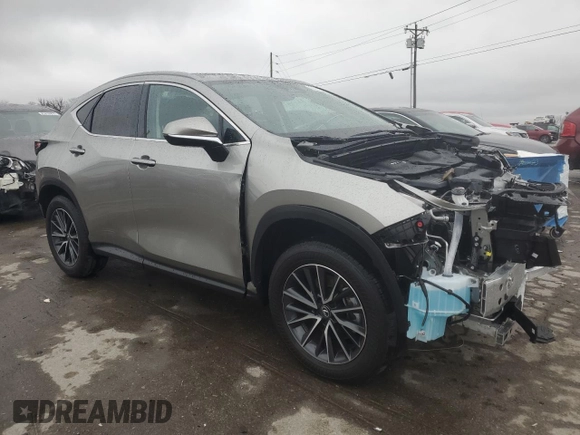 2025 Lexus NX with VIN 2T2GDCAZ0SC020464, listed as a Copart auction lot 85345254 with 8,260 mi miles and Salvage Title. Bid and sale history available at carsss.com. Image 4.