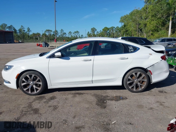 2016 Chrysler 200 C with VIN 1C3CCCCB0GN134012, listed as a IAAI auction lot 41427127 with 125,145 mi miles. Bid and sale history available at carsss.com. Image 14.