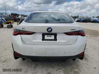 2023 BMW i4 eDrive40 with VIN WBY73AW02PFP79569, listed as a Copart auction lot 70741883 with 9,396 mi miles. Bid and sale history available at carsss.com. Image 6.