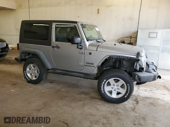 2013 Jeep Wrangler Sport with VIN 1C4GJWAG4DL559422, listed as a Copart auction lot 61454805 with 132,509 mi miles and Salvage title. Bid and sale history available at DreamBid. Image 4.
