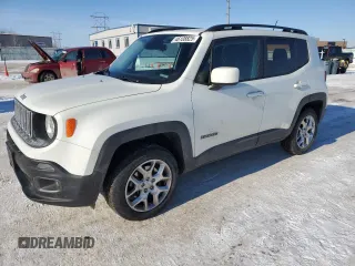 2017 Jeep Renegade Latitude with VIN ZACCJBBB1HPG36341, listed as a Copart auction lot 46108825 with 75,179 mi miles and Non repairable. Bid and sale history available at DreamBid. Image 1.