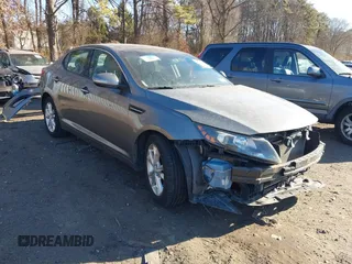 2012 Kia Optima EX with VIN 5XXGN4A7XCG071289, listed as a IAAI auction lot 41333133 with 107,325 mi miles. Bid and sale history available at carsss.com. Image 1.