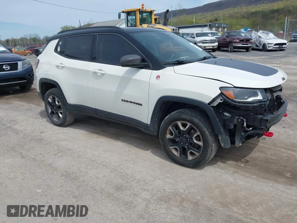 2017 Jeep Compass Trailhawk with VIN 3C4NJDDBXHT500588, listed as a IAAI auction lot 42060556 with 76,788 mi miles and . Bid and sale history available at DreamBid. Image 1.