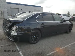 2003 BMW 7 Series 745Li with VIN WBAGN63403DR10940, listed as a Copart auction lot 54620465 with 184,535 mi miles and Salvage Title. Bid and sale history available at carsss.com. Image 3.