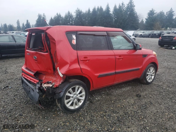 2012 Kia Soul + with VIN KNDJT2A60C7360309, listed as a Copart auction lot 84308684 with 43,807 mi miles and Salvage Title. Bid and sale history available at carsss.com. Image 3.