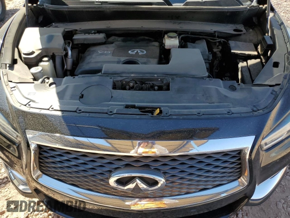 2017 Infiniti QX60 with VIN 5N1DL0MN6HC529148, listed as a Copart auction lot 45733505 with 105,000 mi miles and Salvage Title. Bid and sale history available at DreamBid. Image 12.