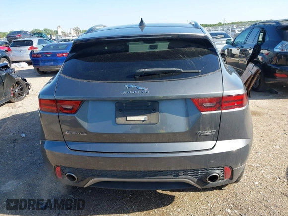 2020 Jaguar E-Pace SE with VIN SADFP2FX9L1004525, listed as a IAAI auction lot 41961714 with 42,291 mi miles and . Bid and sale history available at DreamBid. Image 16.