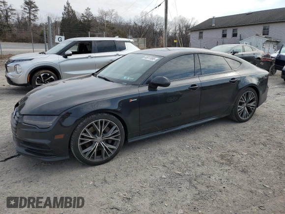 2016 Audi A7 3.0 Premium Plus with VIN WAUWGAFC9GN090563, listed as a Copart auction lot 45911895 with 99,446 mi miles and Salvage Title. Bid and sale history available at carsss.com. Image 1.