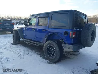 2018 Jeep Wrangler Unlimited Sport S with VIN 1C4HJXDNXJW265764, listed as a IAAI auction lot 41359018 with 50,941 mi miles. Bid and sale history available at carsss.com. Image 3.