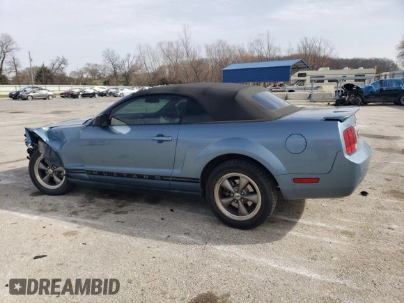 2007 Ford Mustang Deluxe with VIN 1ZVFT84N975336617, listed as a Copart auction lot 48984825 with 86,876 mi miles and Salvage Title. Bid and sale history available at carsss.com. Image 2.