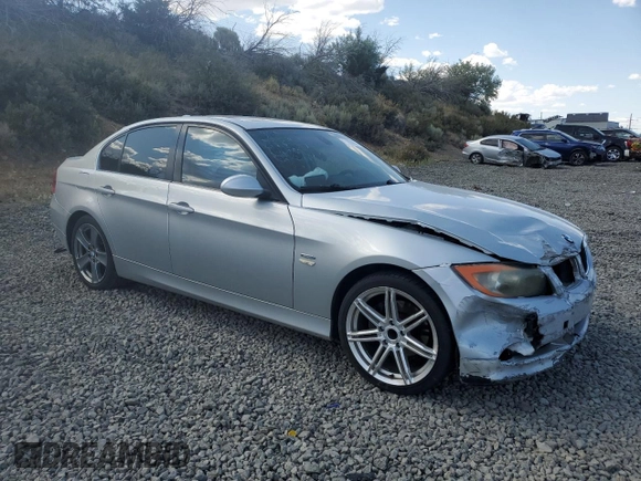 2006 BMW 3 Series 325i with VIN WBAVB13576PT06204, listed as a Copart auction lot 61874875 with Not provided miles and Salvage title. Bid and sale history available at DreamBid. Image 4.