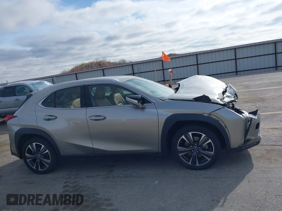 2019 Lexus UX 250h with VIN JTHU9JBH4K2005403, listed as a IAAI auction lot 41952074 with 73,883 mi miles and . Bid and sale history available at DreamBid. Image 14.