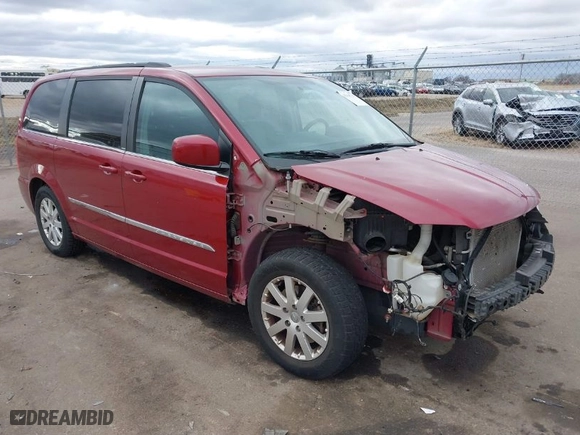 2014 Chrysler Town & Country Touring with VIN 2C4RC1BG4ER221418, listed as a IAAI auction lot 41045727 with NaN miles. Bid and sale history available at carsss.com. Image 1.