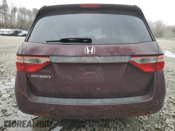 2011 Honda Odyssey EX-L with VIN 5FNRL5H69BB021633, listed as a Copart auction lot 50420415 with 265,213 mi miles and Salvage Title. Bid and sale history available at DreamBid. Image 6.