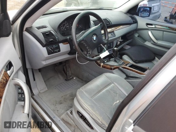 2003 BMW X5 3.0i with VIN 5UXFA53573LV98293, listed as a Copart auction lot 69780404 with 0 mi miles and Salvage Title. Bid and sale history available at carsss.com. Image 8.