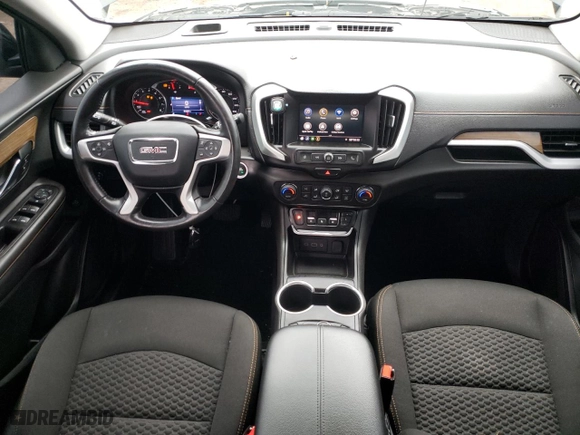2020 GMC Terrain SLE with VIN 3GKALMEV5LL315962, listed as a Copart auction lot 47983345 with 51,257 mi miles and Salvage Title. Bid and sale history available at carsss.com. Image 8.