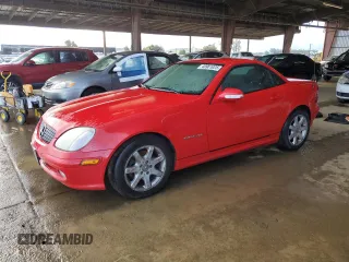 2003 Mercedes-Benz SLK-Class 2.3L with VIN WDBKK49F33F276240, listed as a Copart auction lot 48961025 with 120,482 mi miles and Clean Title. Bid and sale history available at carsss.com. Image 1.