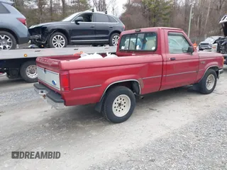 1992 Ford Ranger with VIN 1FTCR10A3NUD41152, listed as a IAAI auction lot 41511479 with 96,928 mi miles. Bid and sale history available at carsss.com. Image 4.