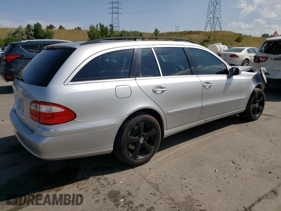 2005 Mercedes-Benz E 500 with VIN WDBUH83J85X167037, listed as a Copart auction lot 65275293 with 107,170 mi miles and Salvage Title. Bid and sale history available at carsss.com. Image 3.