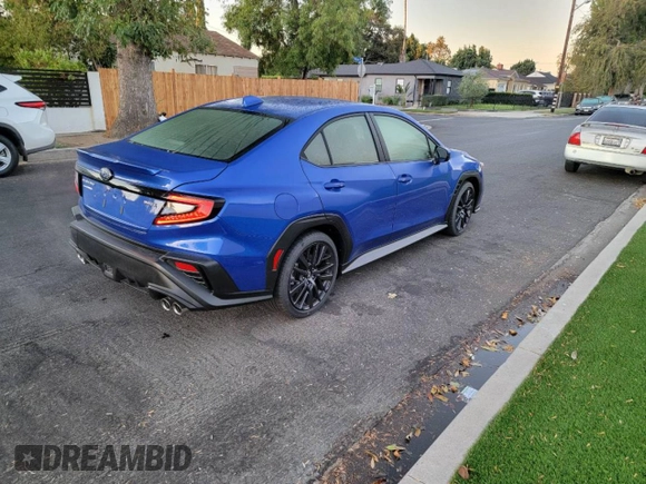 2023 Subaru WRX Premium with VIN JF1VBAH61P8802119, listed as a Copart auction lot 78333484 with 171 mi miles and Salvage title. Bid and sale history available at DreamBid. Image 4.