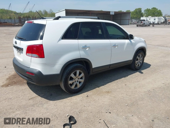 2011 Kia Sorento LX with VIN 5XYKT3A1XBG037157, listed as a IAAI auction lot 42041481 with 196,151 mi miles and . Bid and sale history available at DreamBid. Image 4.