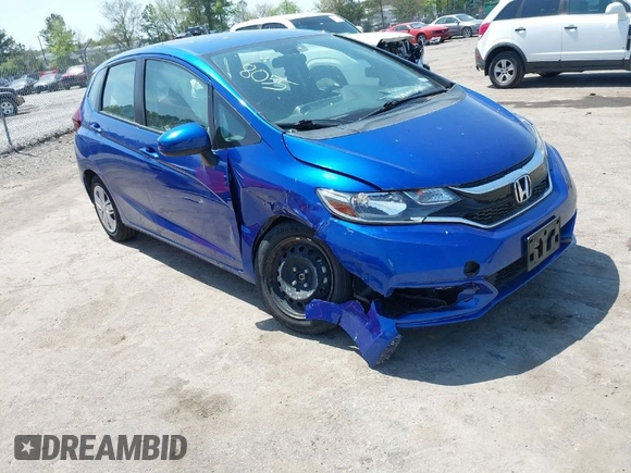 2019 Honda Fit LX with VIN 3HGGK5H48KM749935, listed as a IAAI auction lot 42082491 with 19,077 mi miles. Bid and sale history available at carsss.com. Image 1.