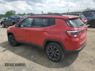 2021 Jeep Compass 80th Anniversary with VIN 3C4NJDEBXMT532899, listed as a Copart auction lot 55304905 with 44,299 mi miles and Salvage title. Bid and sale history available at DreamBid. Image 2.