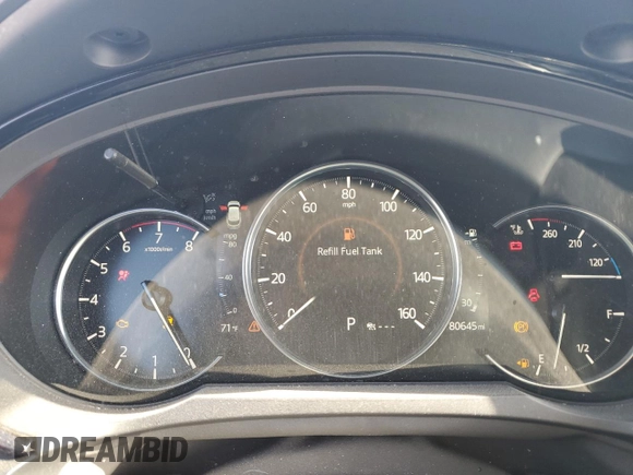 2021 Mazda CX-9 Carbon Edition with VIN JM3TCBDY2M0531245, listed as a Copart auction lot 54208795 with 80,645 mi miles and Salvage title. Bid and sale history available at DreamBid. Image 9.