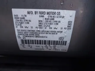 2021 Ford Explorer Platinum z VIN 1FM5K8HC1MGA46314, wystawiony jako IAAI lot #42310141 z przebiegiem Nie podano mil oraz . Historia ofert i sprzedaży dostępna na DreamBid. Obrazek 9.