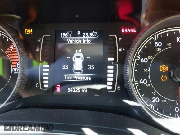 2020 Jeep Cherokee Latitude with VIN 1C4PJLCX1LD522106, listed as a IAAI auction lot 42329192 with 54,325 mi miles and . Bid and sale history available at DreamBid. Image 15.